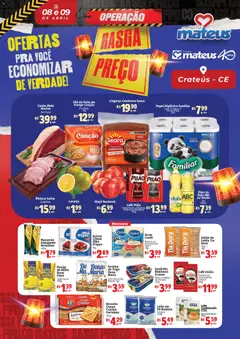 Pré-Visualização do folheto "Mateus ofertas Rasga Preço" da loja Mateus válido a partir de 08/04/2026