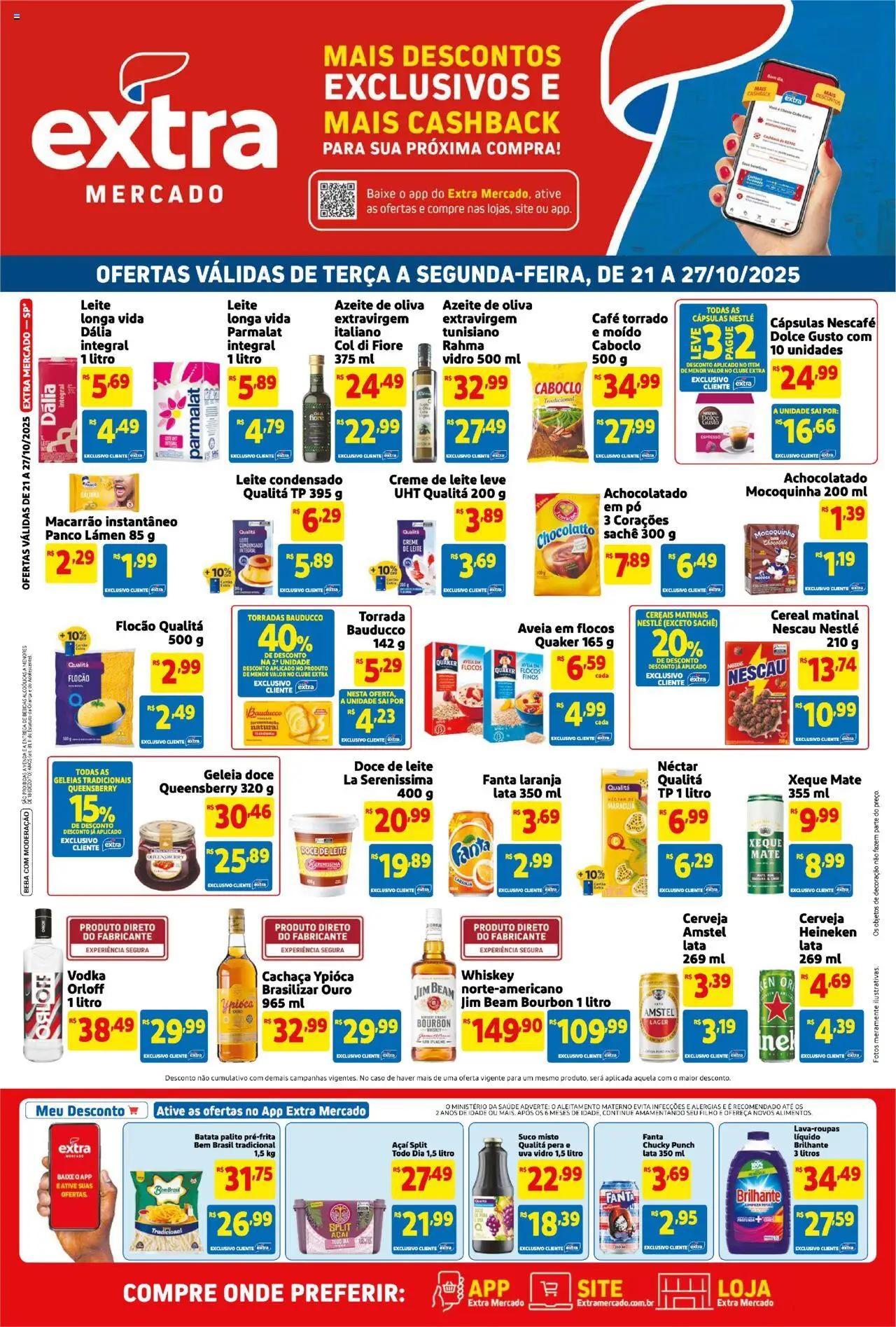 Extra folheto "Ofertas de Mercado" válido a partir de 21/10/2025 - número de página 1