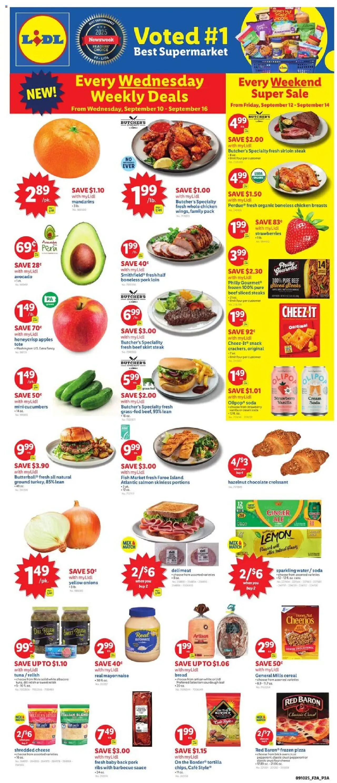 Lidl Weekly Ad - NY from 09/10/2025 - Circular, Weekly flyer - Page number 1