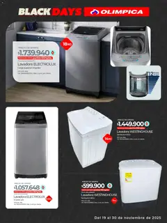  Vista previa del prospecto Black Friday del almacen Olímpica válida del 19/11/2025 al 30/11/2025 | Página: 15