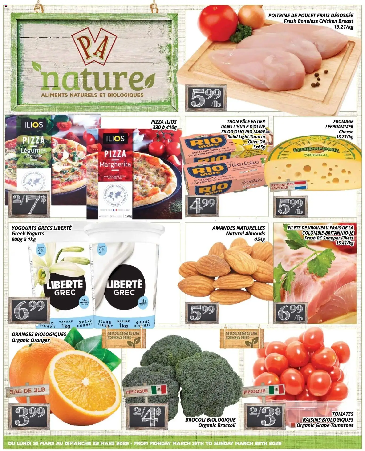 Preview of leaflet Pa Supermarché - nature Flyer from shop Pa Supermarché is valid from Mar 16, 2026
