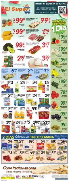Ad Preview of El Super Weekly Ad from 07/30/2025