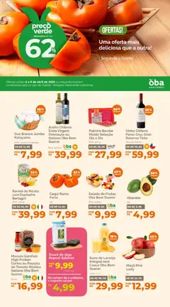 Pré-Visualização do folheto "Oba Hortifruti - Ofertas da semana" da loja Oba Hortifruti válido a partir de 06/04/2026