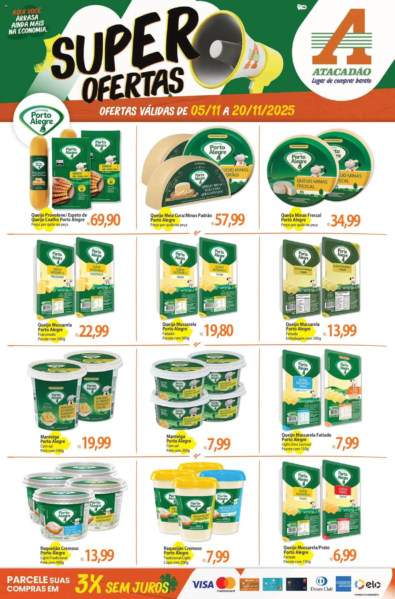 Pré-Visualização do folheto "Ofertas - MG" da loja Atacadão válido a partir de 05/11/2025