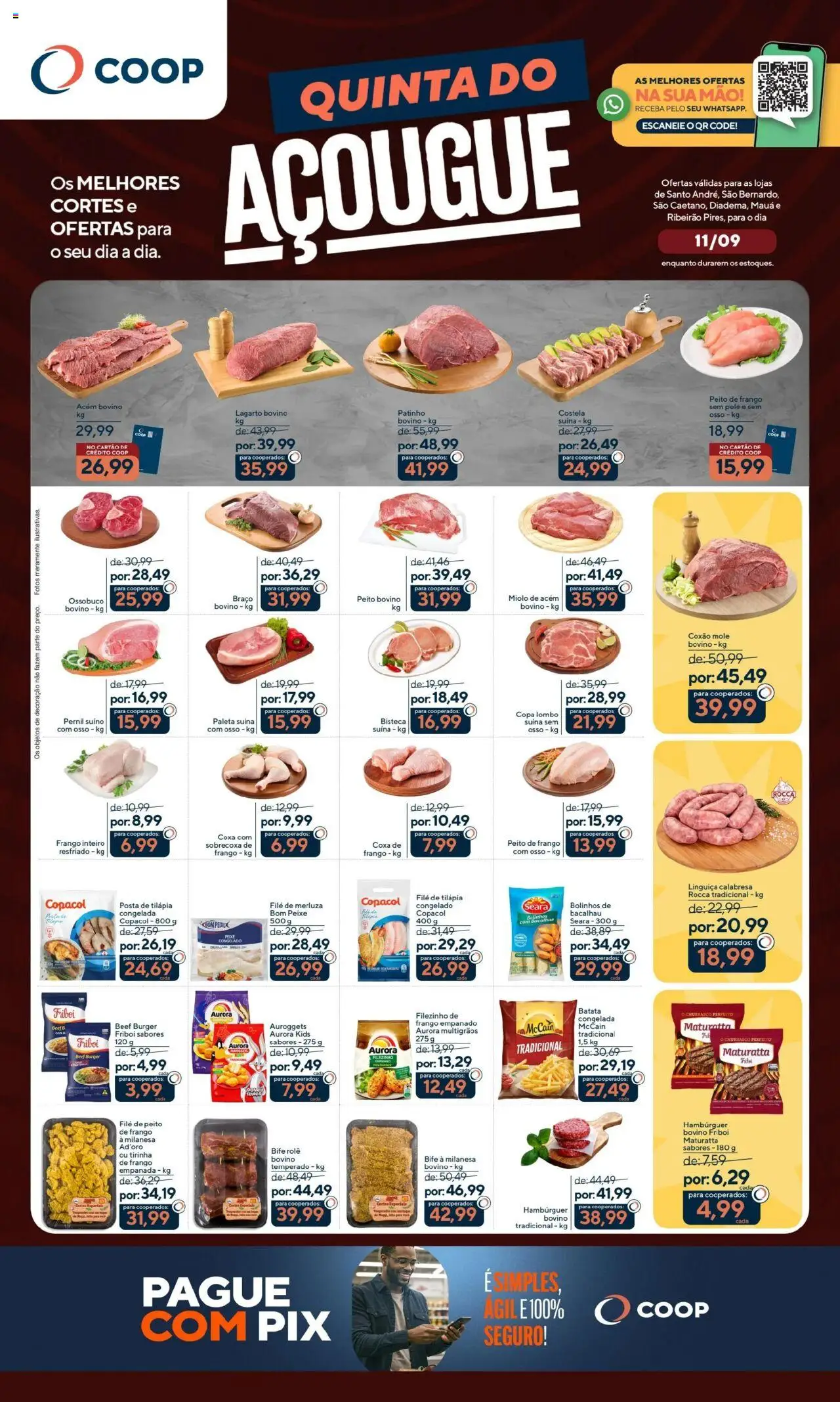 Coop folheto "Ofertas Quinta do Açougue" válido a partir de 11/09/2025 - número de página 1
