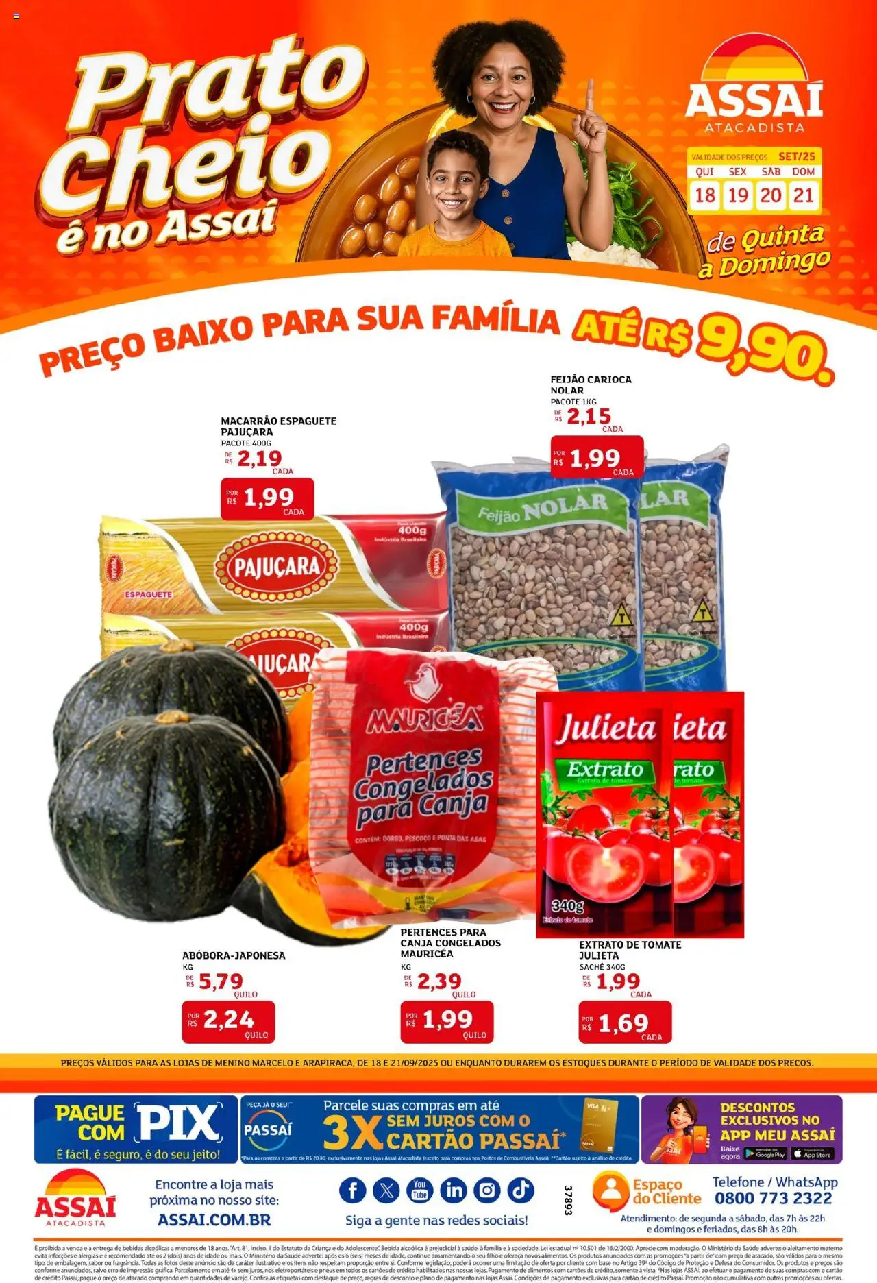 Assaí Atacadista folheto "Encarte - AL" válido a partir de 18/09/2025 - número de página 1
