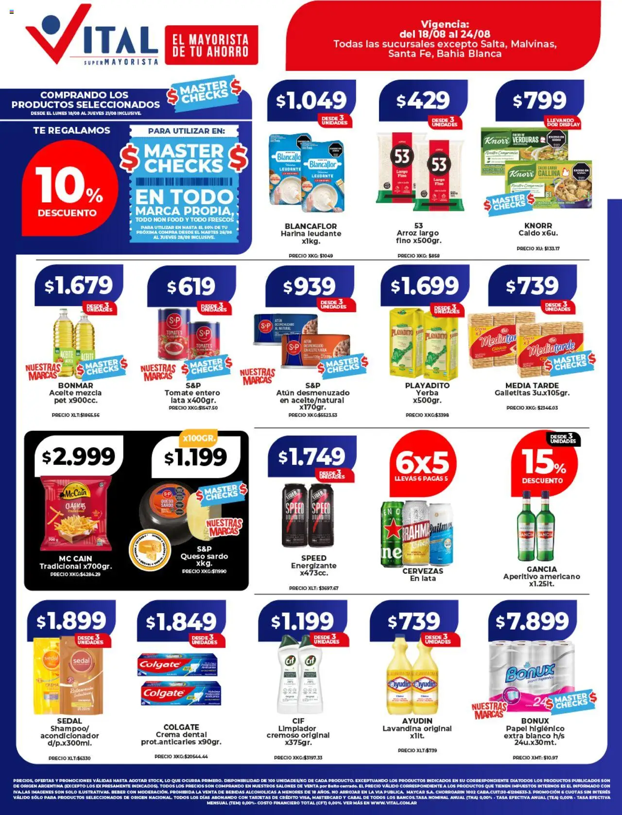 Vital Ofertas del 18/08/2025 >> Catálogo