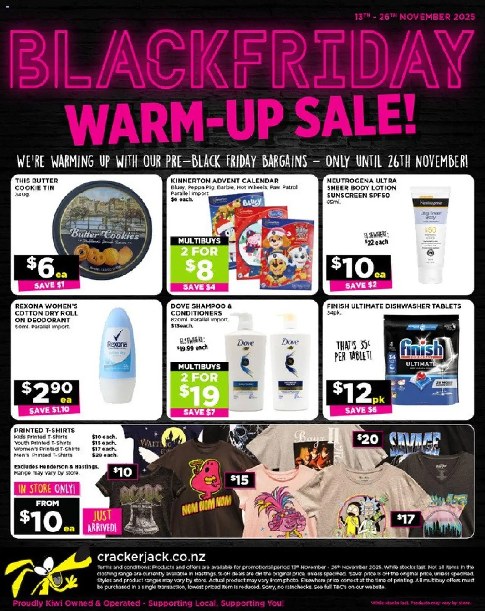 Preview of catalogue Black Friday from shop Crackerjack valid 13 Nov 2025