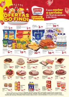 Pré-Visualização do folheto "Ofertas FDS" da loja Novo Atacarejo válido a partir de 18/09/2025
