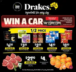 Preview of catalogue Drakes catalogue QLD from shop Drakes valid 22/04/2026