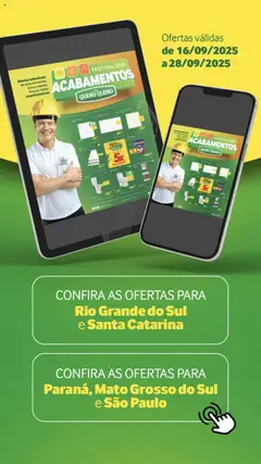 Pré-Visualização do folheto "Ofertas atuais" da loja Lojas Quero-Quero válido a partir de 16/09/2025