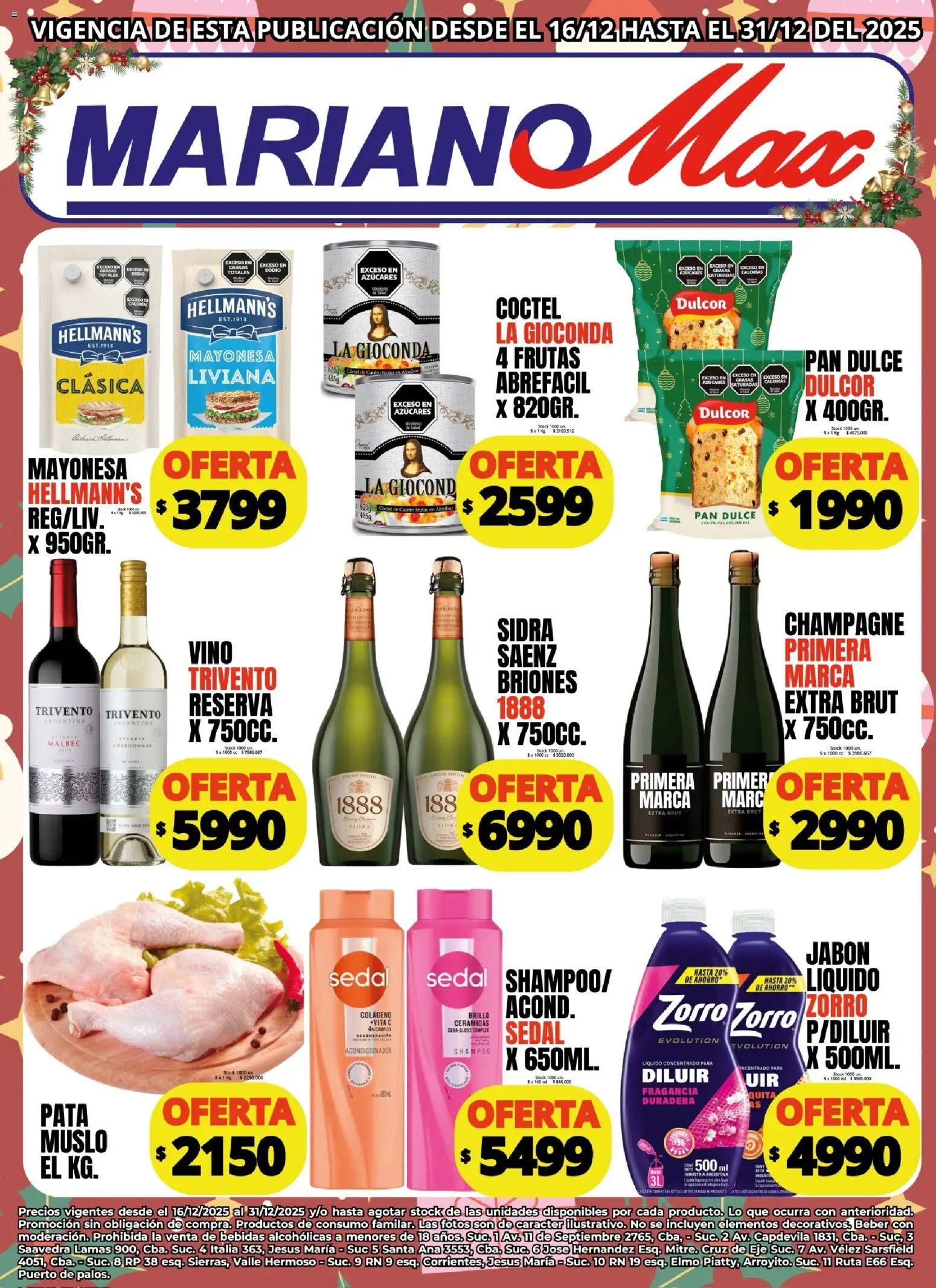 Vista previa del folleto de la tienda Mariano Max válido desde el 16/12/2025 