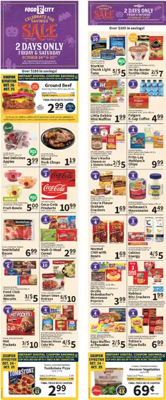 Ad Preview of Food City Weekly Ad from 10/24/2025