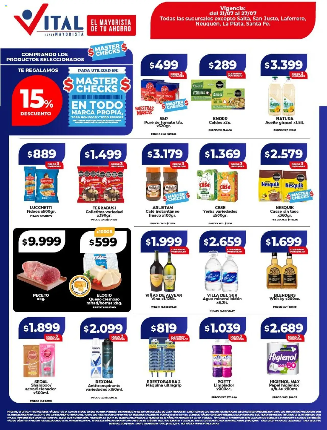 Vital Ofertas del 21/07/2025 >> Catálogo