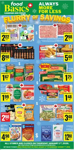Preview of leaflet Kanata from shop Food Basics is valid from Jan 01, 2026