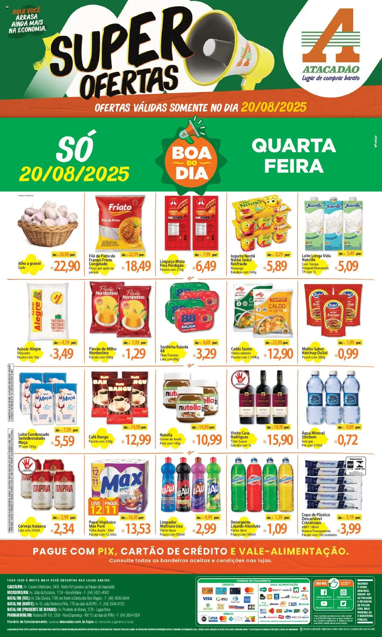 Atacadão folheto "Ofertas - RN" válido a partir de 20/08/2025 - número de página 1