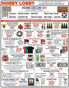 Ad Preview of Hobby Lobby Weekly Ad from 09/14/2025