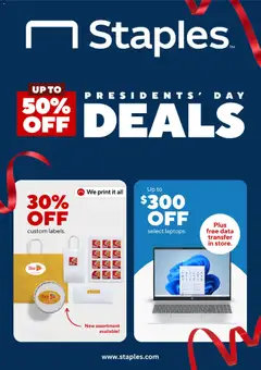 Ad Preview of Staples Weekly Ad from 02/08/2026