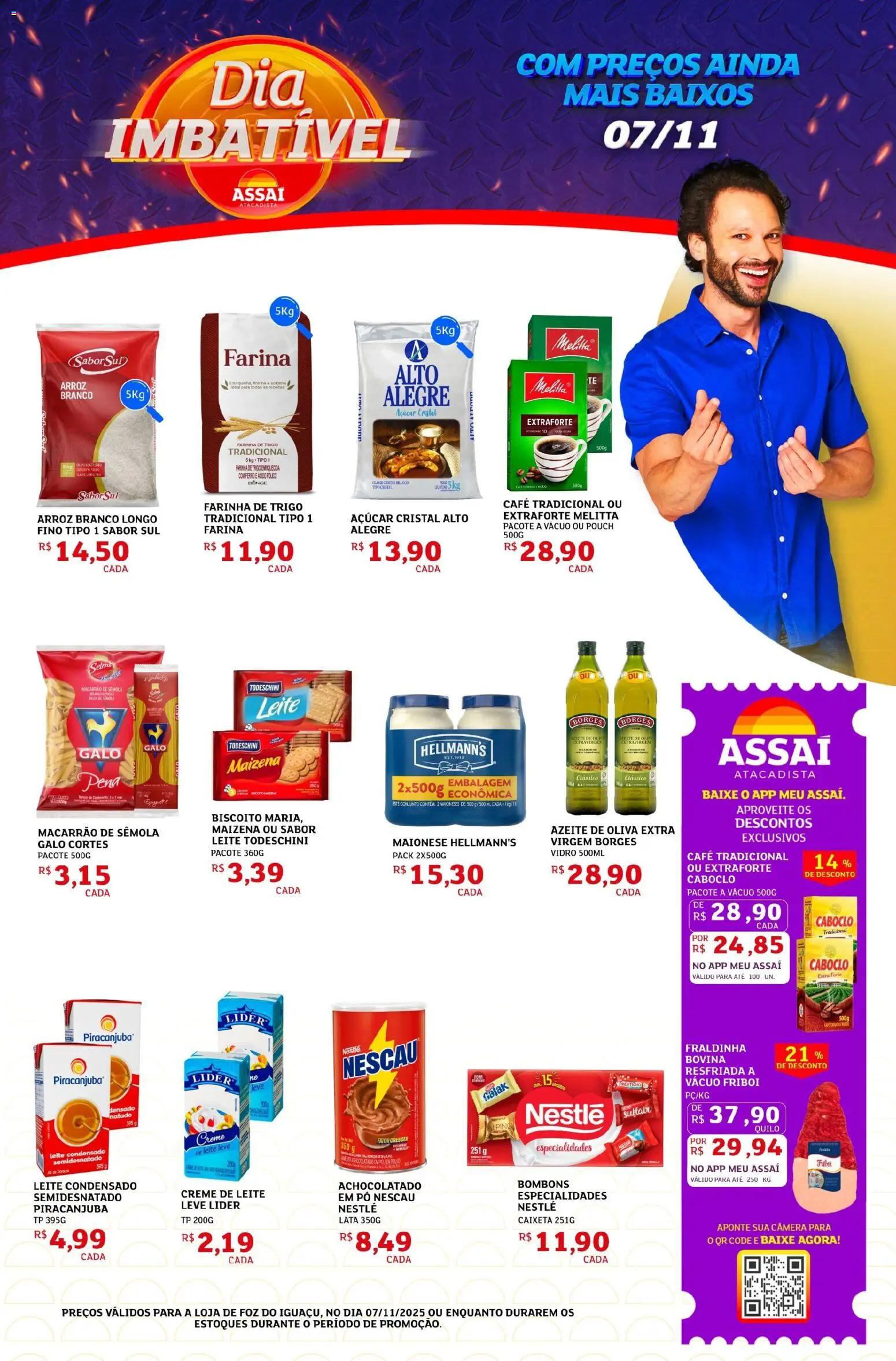 Pré-Visualização do folheto "Encarte - PR" da loja Assaí Atacadista válido a partir de 07/11/2025