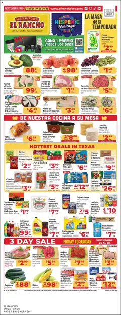 Ad Preview of El Rancho Weekly Ad from 09/24/2025