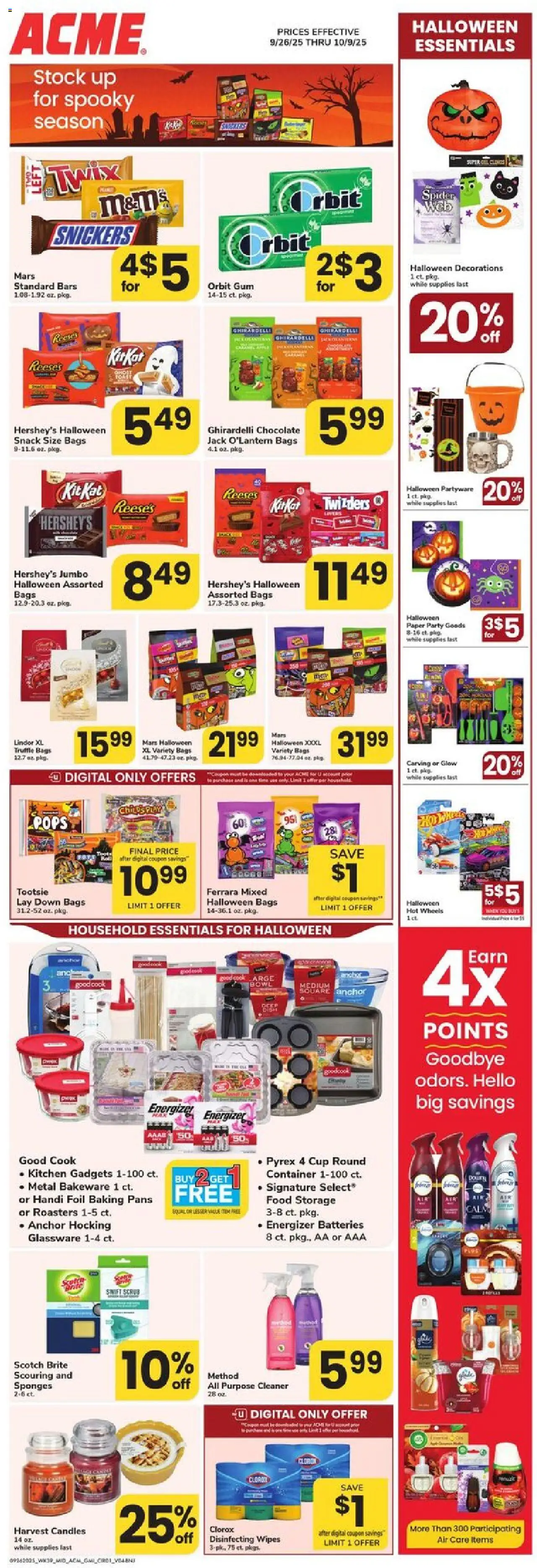 Acme Ad from 09/26/2025 - Circular, Flyer - Page number 1