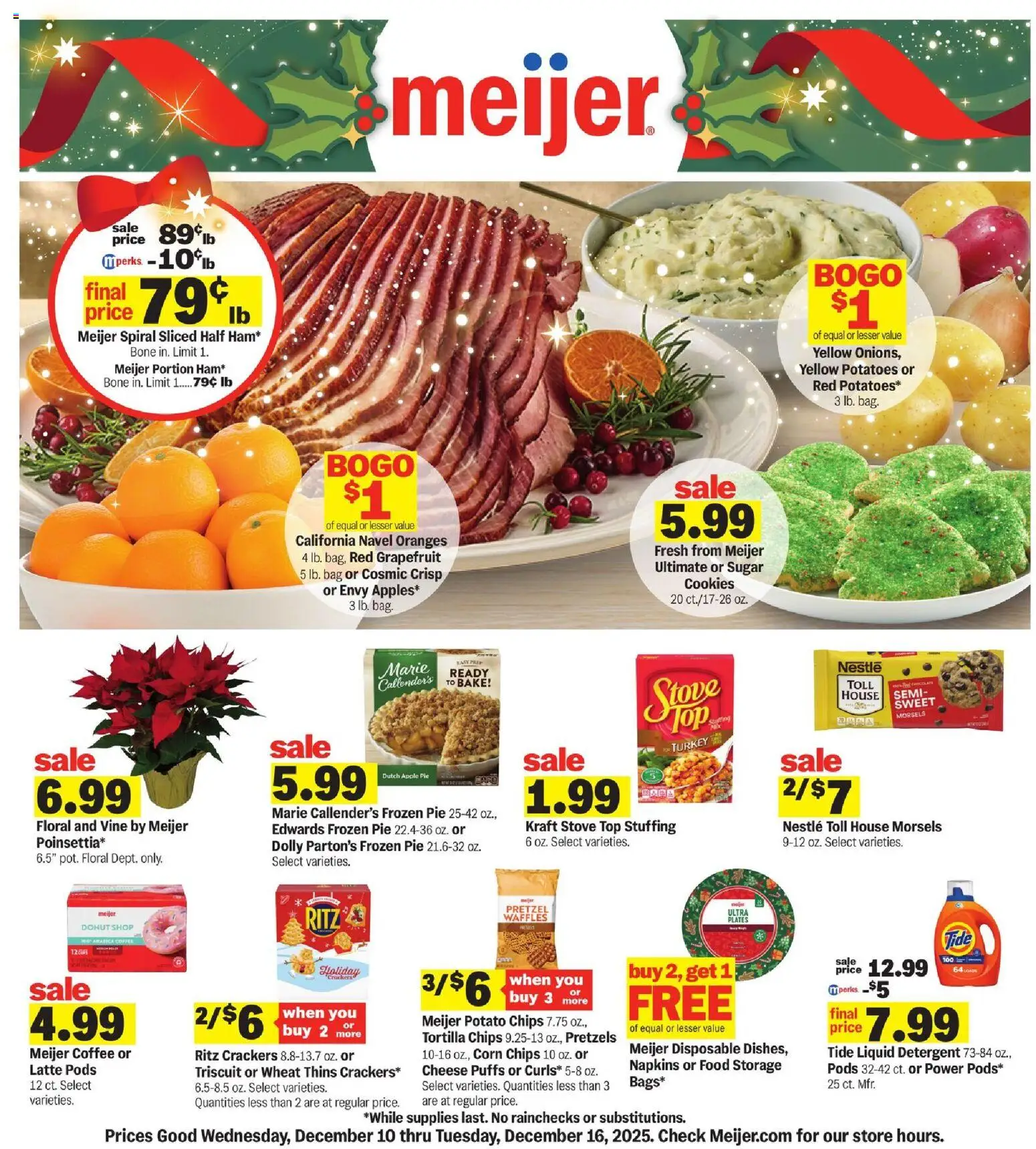 Ad Preview of Meijer Weekly Ad from 12/10/2025