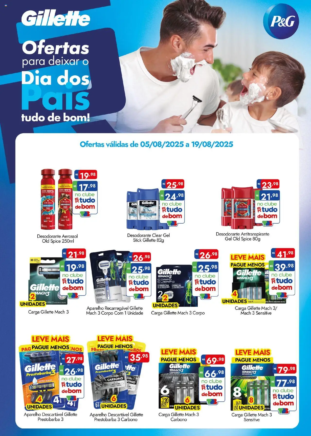Supermercados Rondon folheto "Ofertas P&G" válido a partir de 05/08/2025 - número de página 1