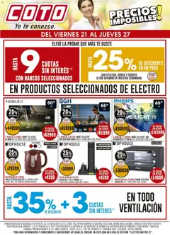 Vista previa del folleto de la tienda Coto válido desde el 21/11/2025 