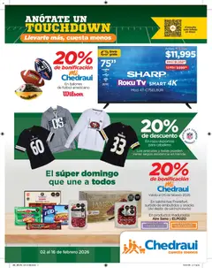 Vista previa las ofertas de la tienda Chedraui - Folleto desde el 02/02/2026 