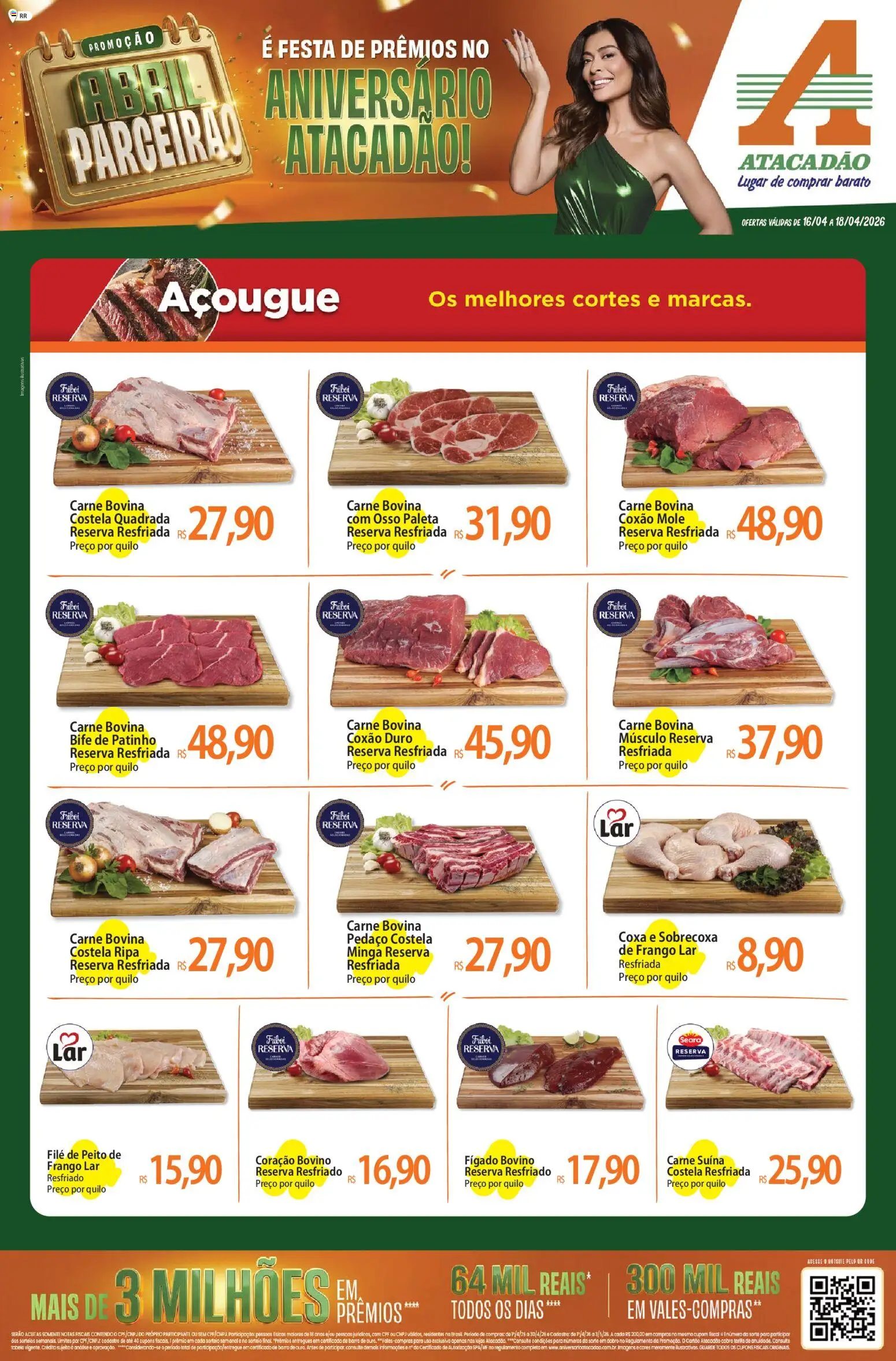 Pré-Visualização do folheto "Atacadão ofertas - RR" da loja Atacadão válido a partir de 16/04/2026