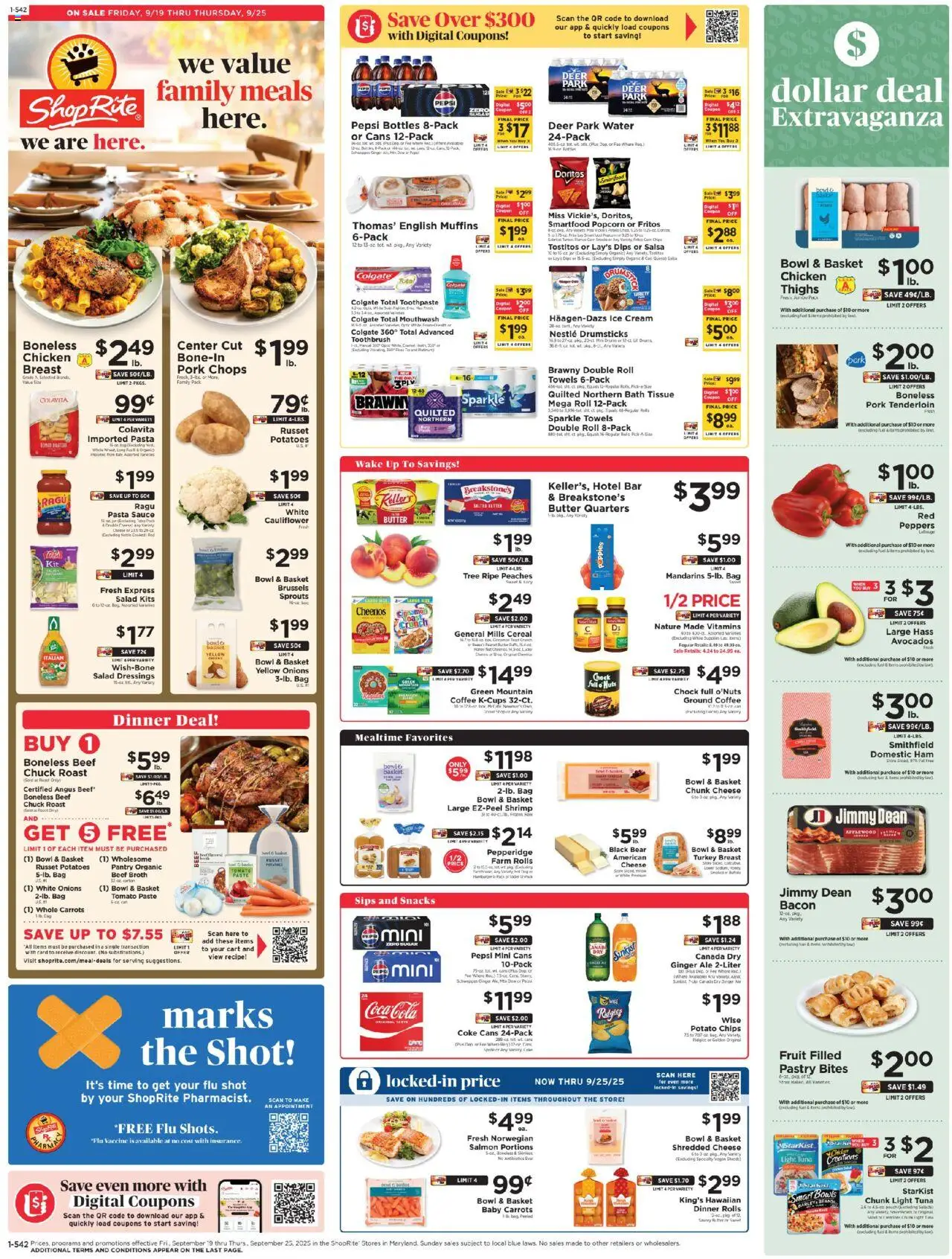 ShopRite Circular from 09/18/2025 >> Weekly Ad, flyer - Page number 1