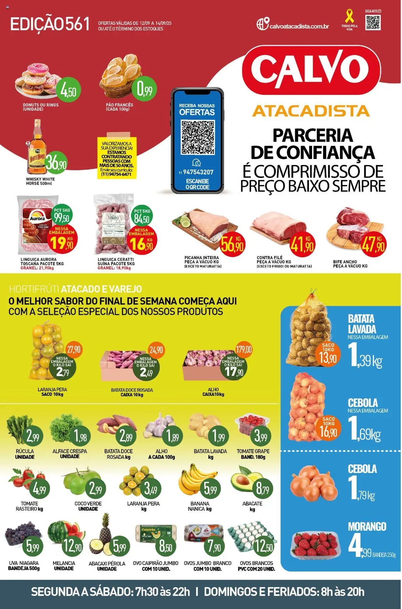 Calvo Atacadista folheto "Ofertas da semana" válido a partir de 12/09/2025 - número de página 1