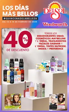Vista previa las ofertas de la tienda Del Sol y Woolworth - Catálogo Los días más bellos desde el 13/02/2026 