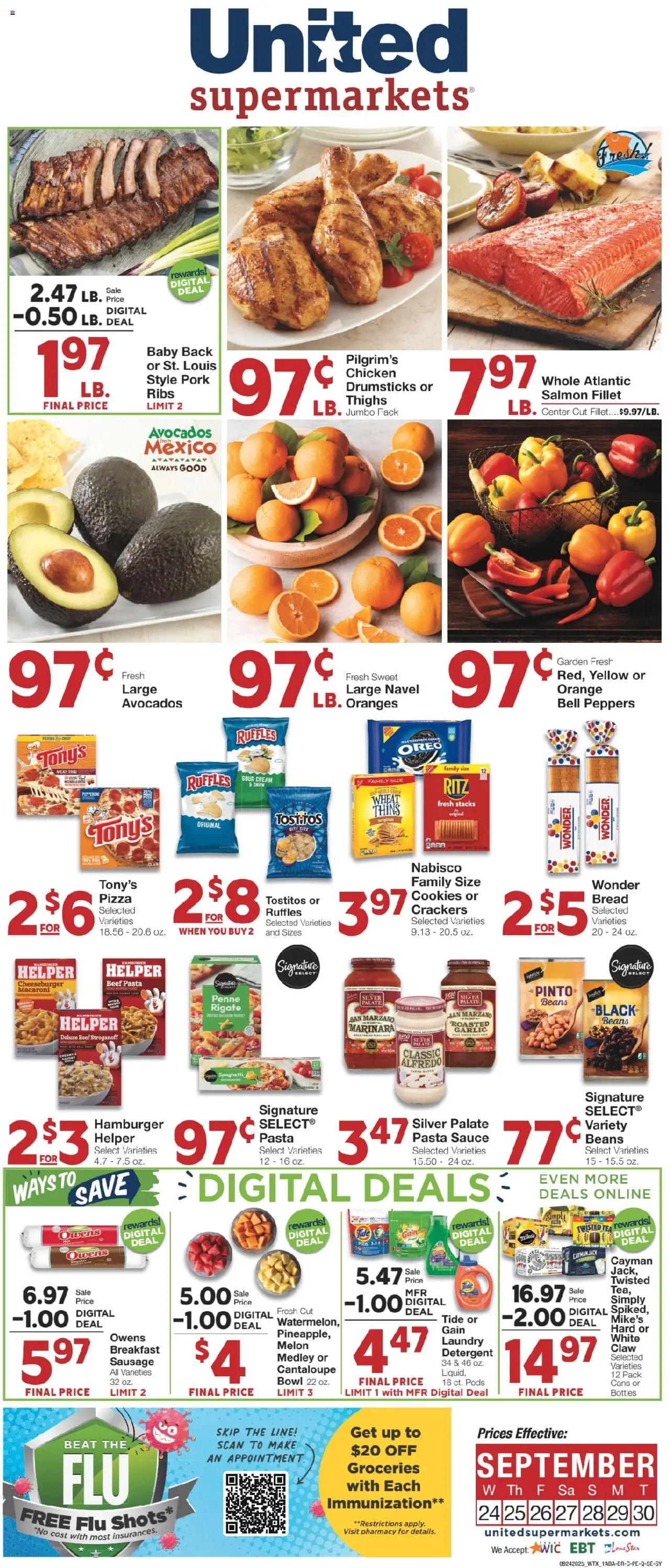 United Supermarkets Weekly Ad from 09/23/2025 - Flyer - Page number 1
