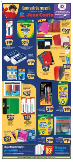 Un aperçu du dépliant School Booklet du magasin Jean Coutu est valide à partir 31 juill. 2025