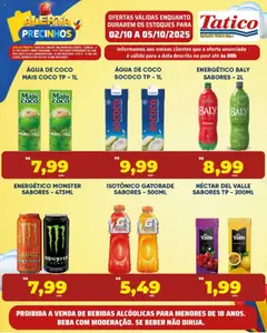 Pré-Visualização do folheto "Ofertas Fim de Semana" da loja Tatico válido a partir de 02/10/2025