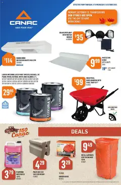 Preview of leaflet Weekly Flyer from shop Canac is valid from Oct 09, 2025