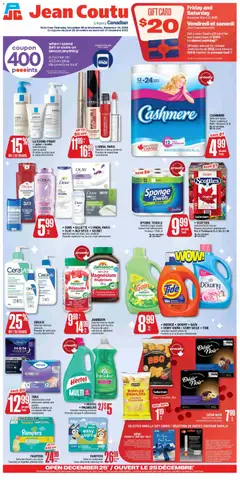 Preview of leaflet Weekly Flyer from shop Jean Coutu is valid from Dec 25, 2025