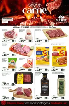 Pré-Visualização do folheto "Ofertas Quarta da Carne" da loja Master válido a partir de 17/09/2025