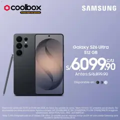 Vista previa de Galaxy S26 Series de la tienda Coolbox válido desde 25/03/2026