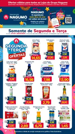 Pré-Visualização do folheto "Ofertas Segunda e Terça" da loja Nagumo válido a partir de 27/10/2025