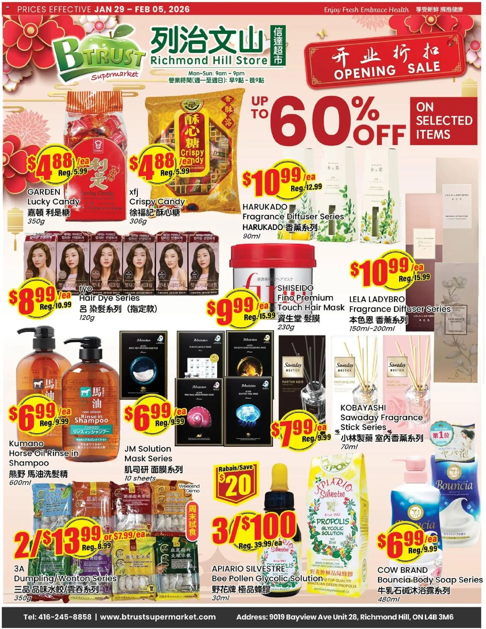 Preview of leaflet Weekly flyer / circulaire from shop Btrust Supermarket is valid from Jan 29, 2026