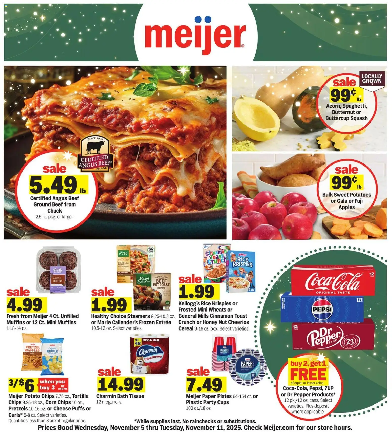 Ad Preview of Meijer Weekly Ad - MI from 11/05/2025