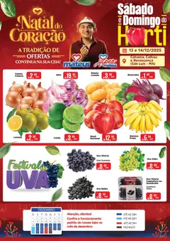Pré-Visualização do folheto "Ofertas Hortifruti" da loja Mateus válido a partir de 13/12/2025