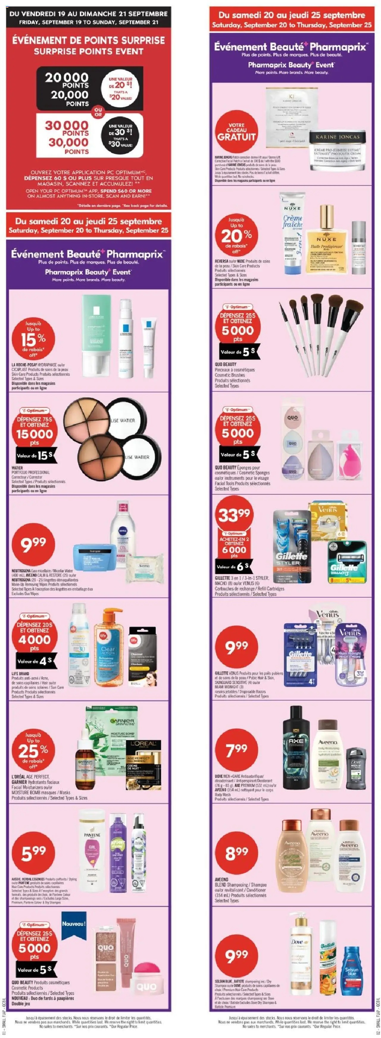 Pharmaprix flyer valid from Sep 20, 2025 - page number 1