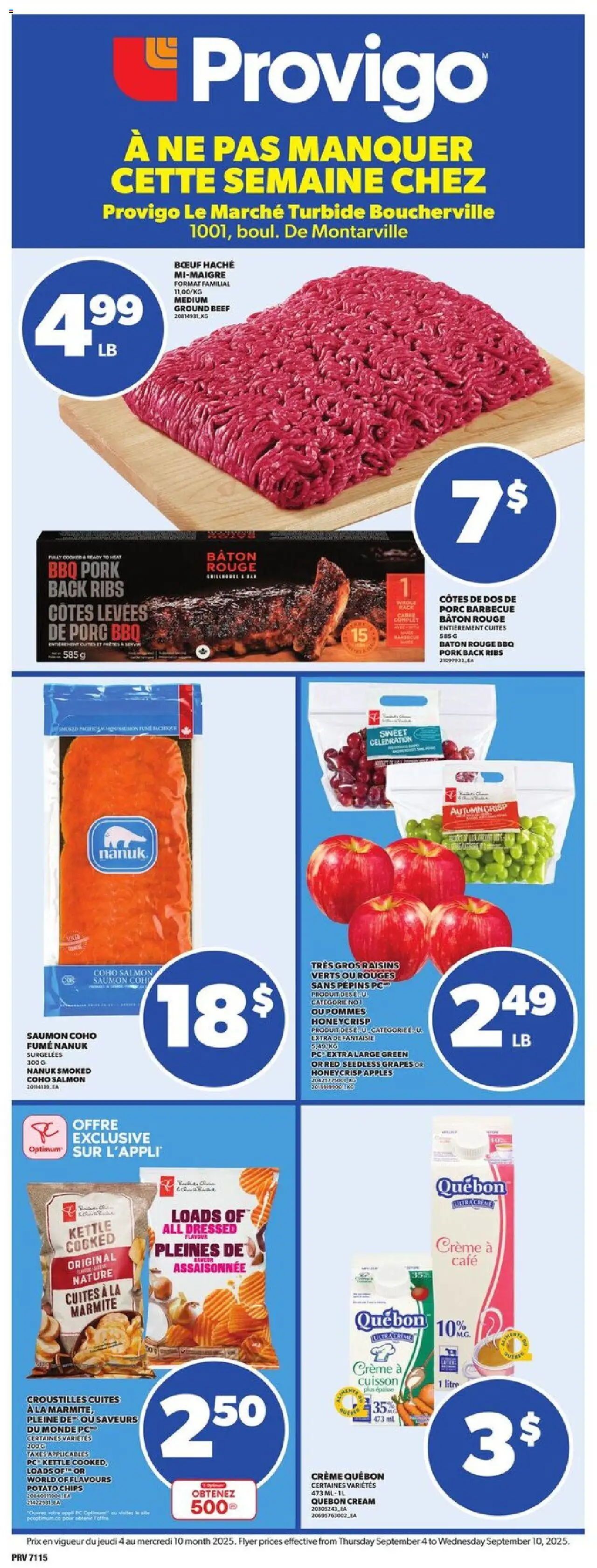 Provigo flyer valid from Sep 04, 2025 - page number 1