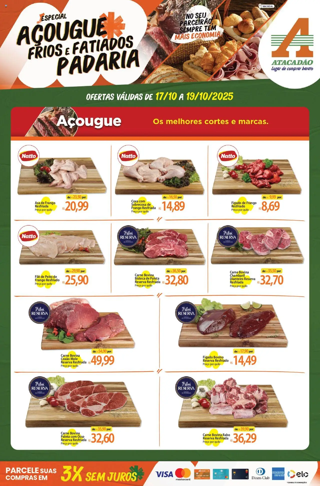 Atacadão folheto "Ofertas - AL" válido a partir de 17/10/2025 - número de página 1
