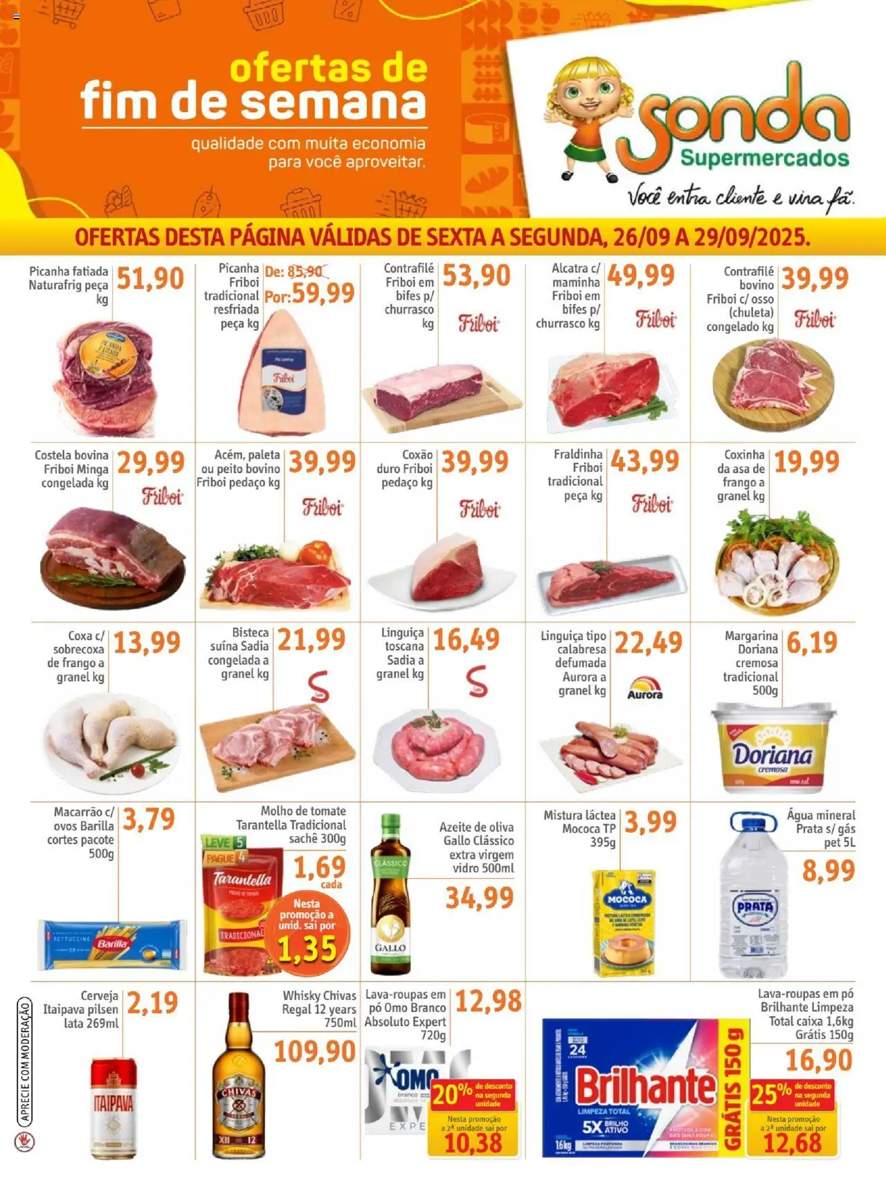 Sonda folheto "Ofertas FDS" válido a partir de 26/09/2025 - número de página 1