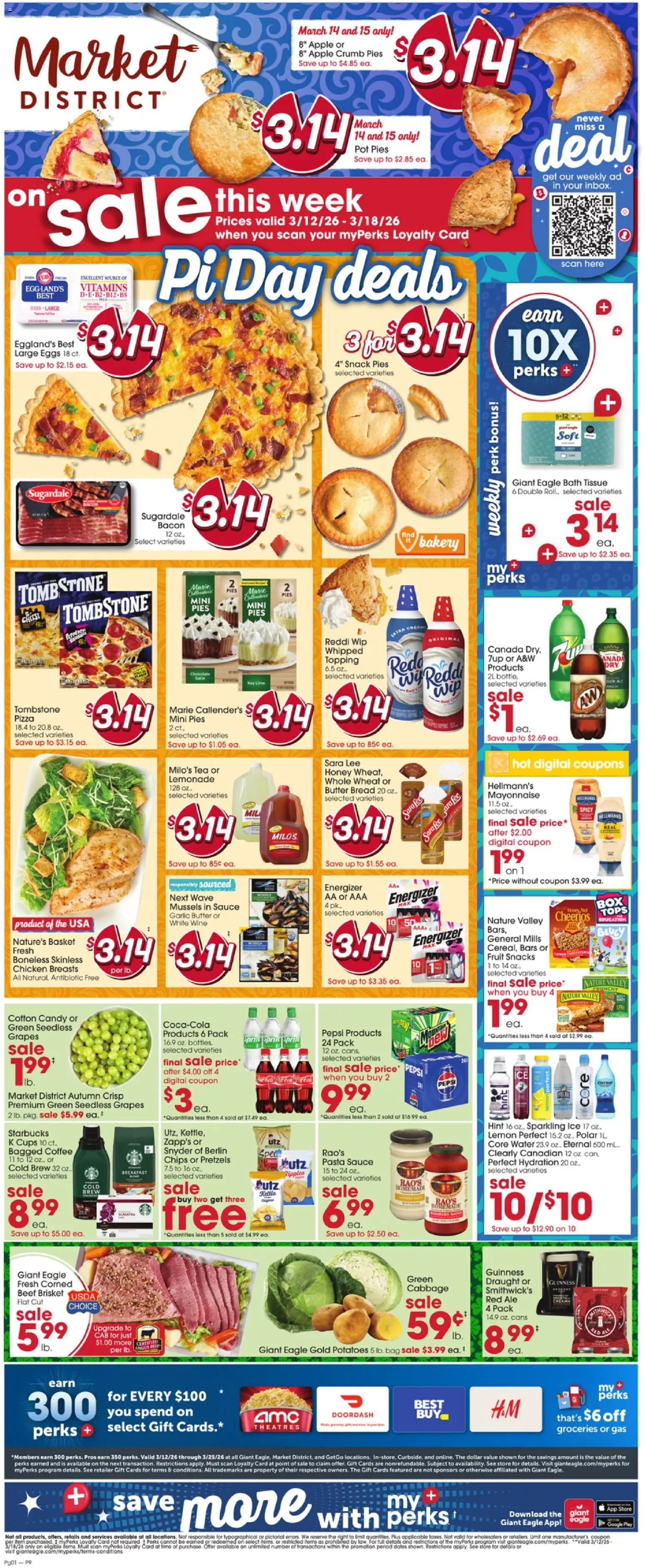 Ad Preview of Giant Eagle Giant Eagle Weekly Ad from 03/12/2026