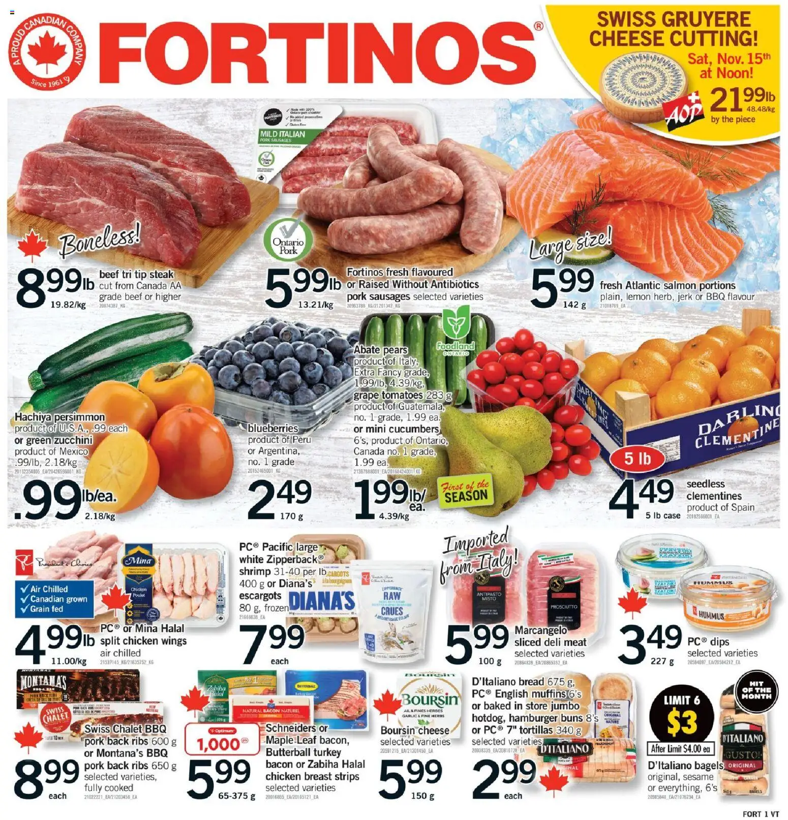 Preview of leaflet Etobicoke from shop Fortinos is valid from Nov 13, 2025